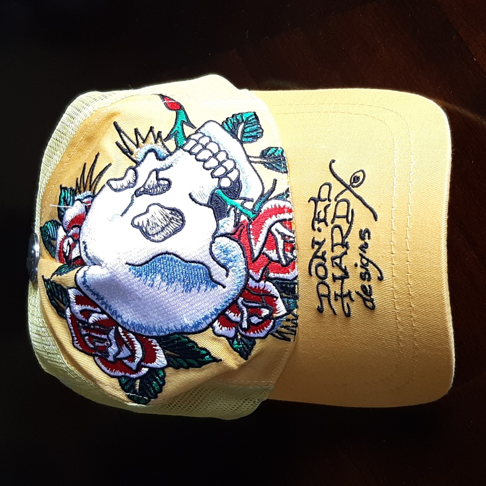 Ed Hardy Skull Rose SnapBack